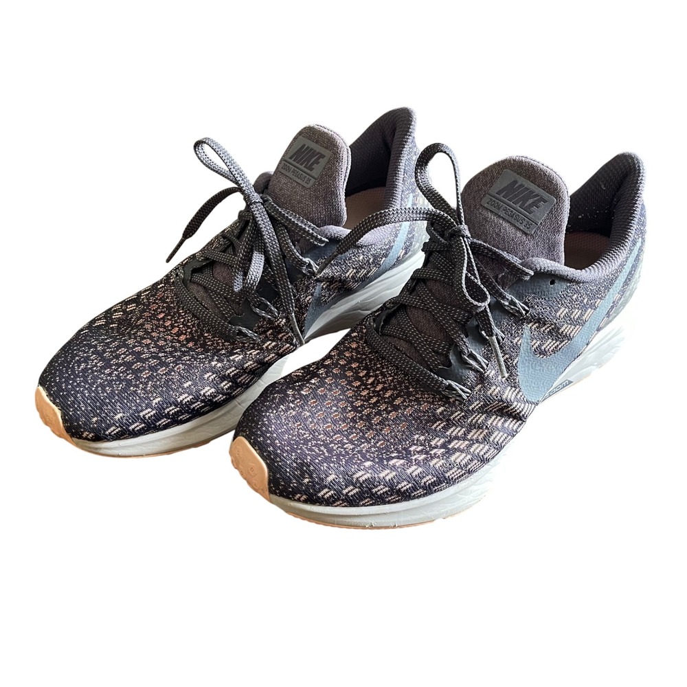 Nike Air Zoom Pegasus 35 Womens 9 Thunder Grey Rose Running Shoes 942855-008